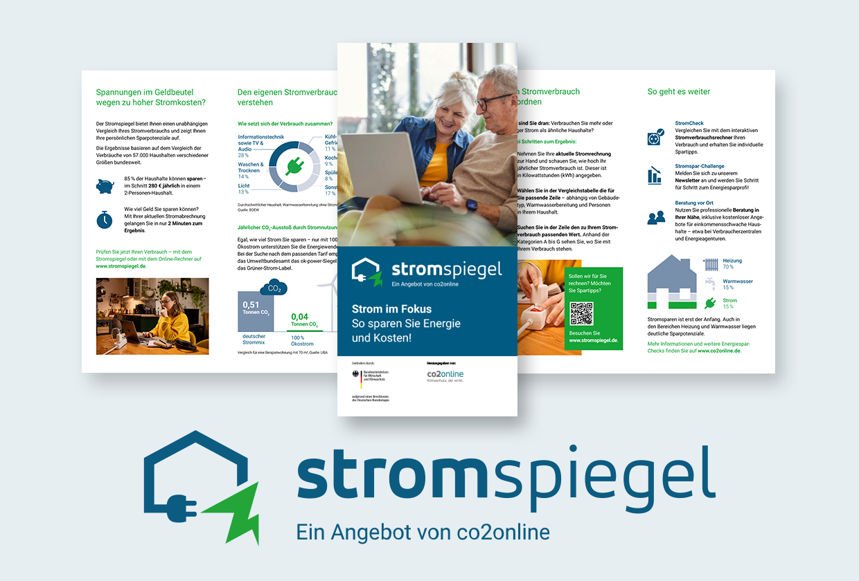 Abbildung des Stromspiegel-Flyers
