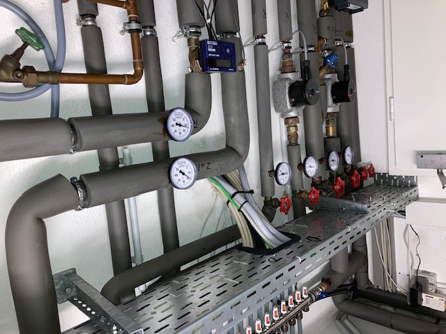 Die Heizanlage mit vielen Manometern von Bernd S. 