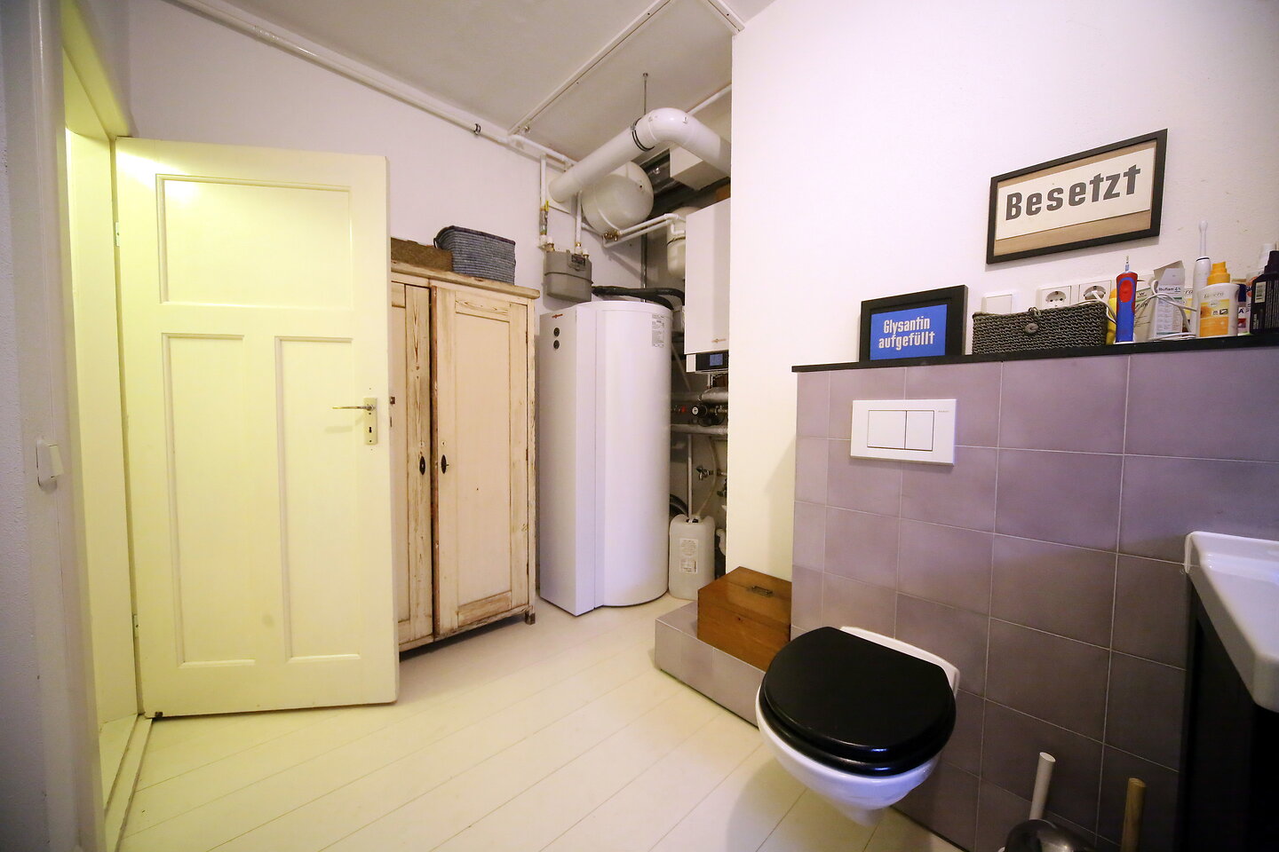 Heizanlage im Badezimmer