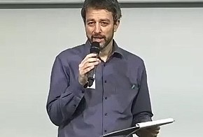 Tagungsorganisator und Moderator Patrick Hoffmann (IZES)