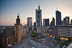 Frankfurt am Main am Abend