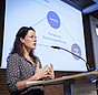 Tanja Loitz, Geschäftsführerin der co2online gGmbH auf der Fachtagung „Wirksam sanieren für den Klimaschutz“