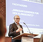 Rainer Schüle auf der Fachkonferenz "Wirksam sanieren für den Klimaschutz"